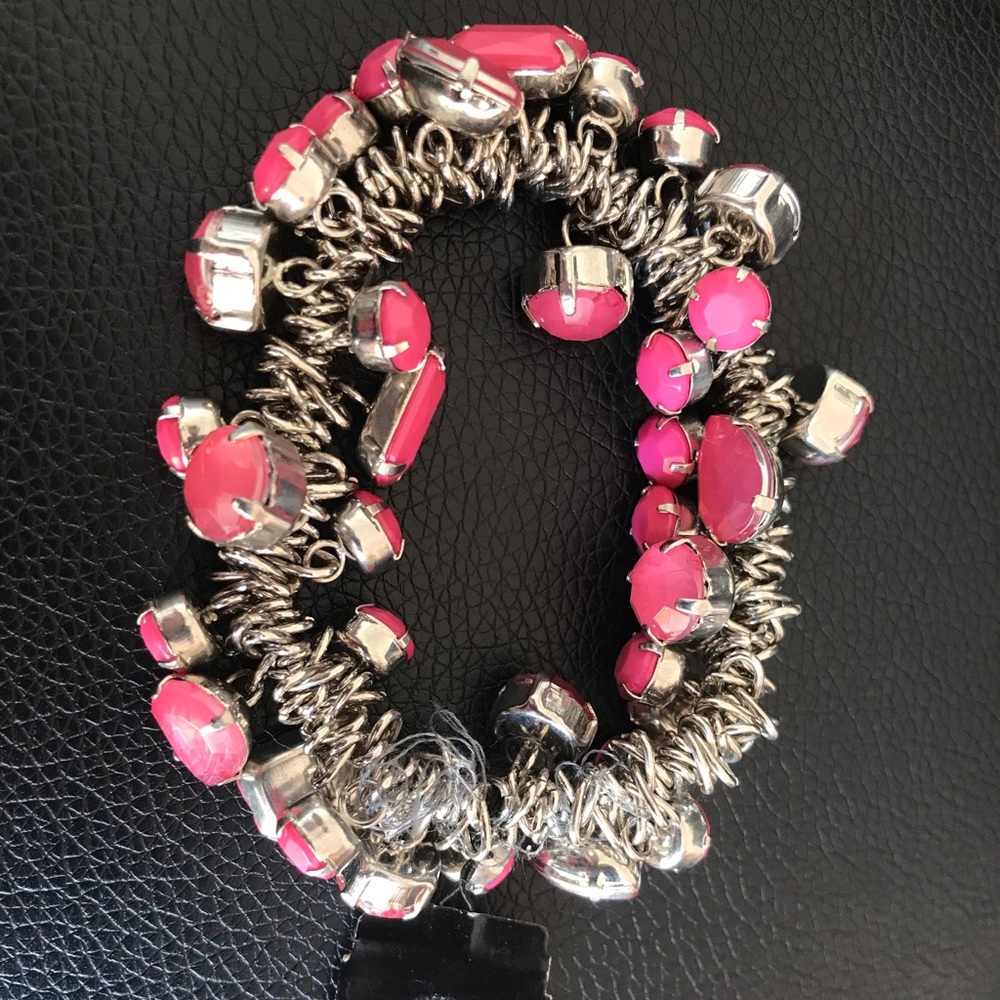 Pink & Silver Bracelet